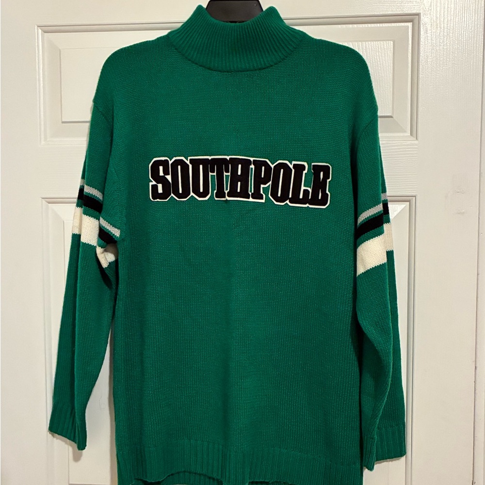 NWT! SOUTHPOLE SWEATER Men’s Large Green